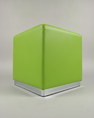 Lotto 27 Pouf Cubo Ecopelle 45x45x45 cm - Colorati
