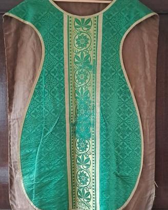 PARAMENTO LITURGICO  XX SECOLO CASULA FRANCIA 1920
