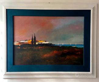 Veduta marina - dipinto a olio 70x50