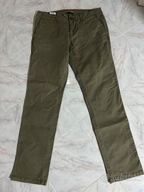 Pantaloni Napapijri chino verde oliva taglia 34W