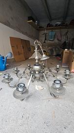lampadario in metallo
