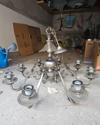 lampadario in metallo