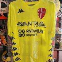 match worn calcio padova terza maglia 