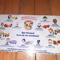 Lotto sorpresine Kinder "STRASPEED " - 5 personagg