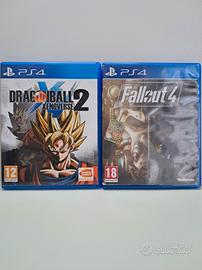 Dischi PS4 – Dragon Ball Xenoverse 2 + Fallout 4