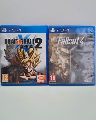 Dischi PS4 – Dragon Ball Xenoverse 2 + Fallout 4