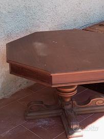 Tavolino salotto in legno massello 