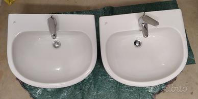 2 Lavandino Ideal Standard con rubinetteria
