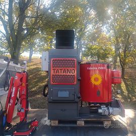 Generatori aria calda pellet legna combinati