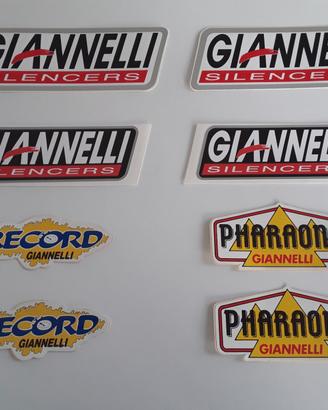 Lotto adesivi Giannelli