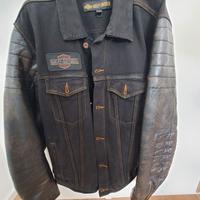 GIACCA HARLEY DAVIDSON CON MANICHE IN PELLE