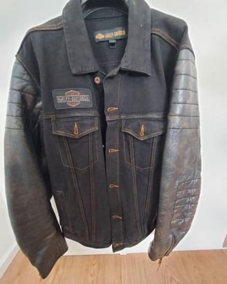GIACCA HARLEY DAVIDSON CON MANICHE IN PELLE