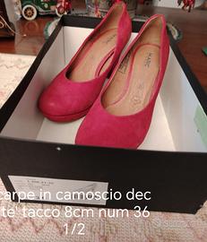 Scarpe in camoscio tg 36