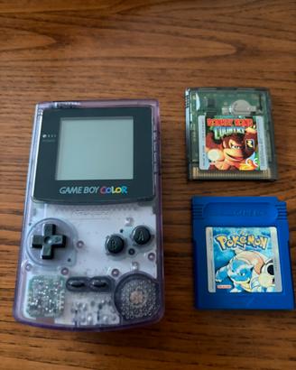 Game Boy Color Atomic Purple + giochi Nintendo