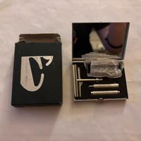 Set da Rasatura Da Viaggio NUOVO Anni90 in acciaio