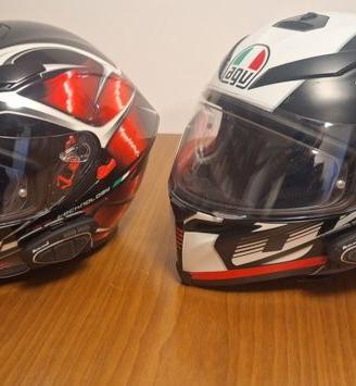 2 Caschi AGV K5 Interfono MIDLAND BTNEXT PRO ULTRA