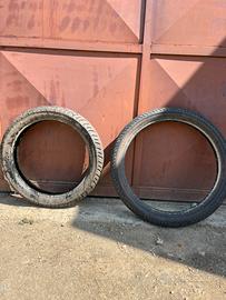 COPPIA GOMME MOTO MOTARD BRIDGESTONE