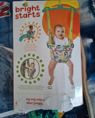 Altalena da porta Bright Starts, modello Zig Zag Z