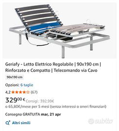 letto per anziani pieghevole elettrico 