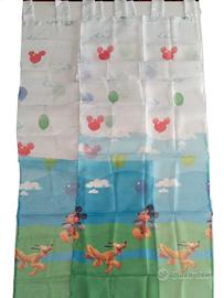 Tende con passanti Disney Topolino e Pluto 120x233