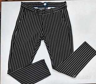 Denim project pinstripe plants black whiteW30/L30 
