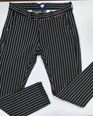 Denim project pinstripe plants black whiteW30/L30 