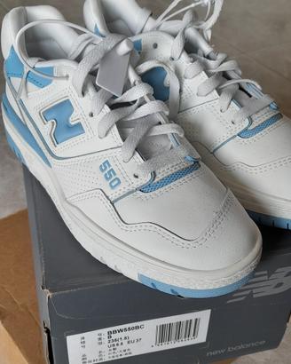 Sneakers donna New Balance 550 Blue Haze bianche