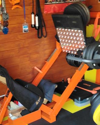 compact leg press 45° artigianale 