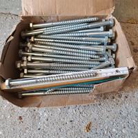 Viti tirafondi 10x160 circa 70 pezzi