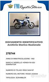 Dominator 650 anno 1992