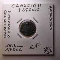 Moneta Antica Romana Claudio II Bronzo Antoniniano