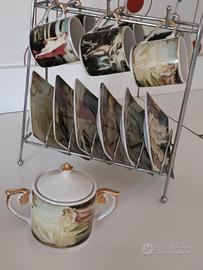 Servizio da Caffè d'Arte in Porcellana 