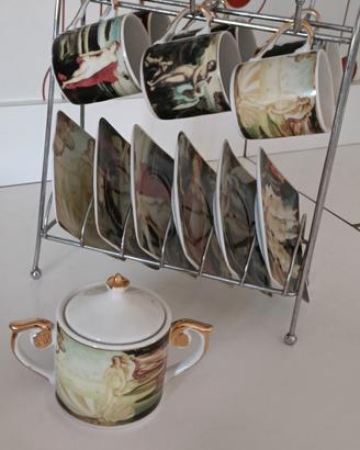 Servizio da Caffè d'Arte in Porcellana 