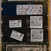Lotto 5 SSD M.2 Mixed (1x 512GB NVMe + 4x 256GB NV