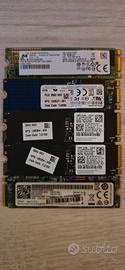 Lotto 5 SSD M.2 Mixed (1x 512GB NVMe + 4x 256GB NV