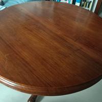 Tavolo rotondo a vela inglese '800