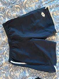 Pantaloncini tennis Lotto blu taglia M