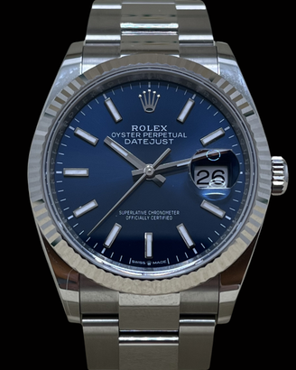 Rolex Datejust Ref. 126234 Year 01/2026 blue dial