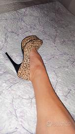 scarpe leopardate decollete