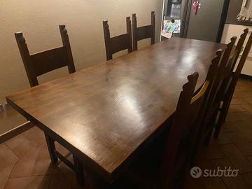 Tavolo Fratino arte povera allungabile