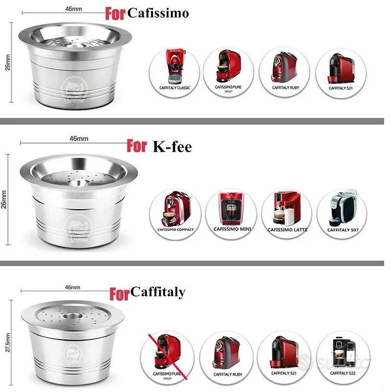 Capsule caffè ricaricabili inox Caffitaly Tchibo - Elettrodomestici In  vendita a Roma