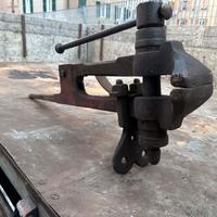 Antica Grande Morsa Da Fabbro Falegname