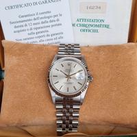 ROLEX DATEJUST 16234 ARGENTE 1993 SCAT E GAR