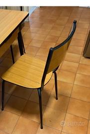 Sedie e tavolo formica anni 60 vintage