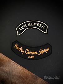 Harley Davidson Patch Life Member + HOG 26