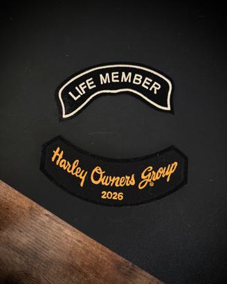 Harley Davidson Patch Life Member + HOG 26