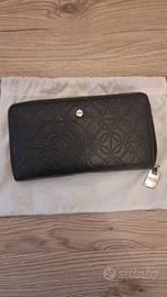 Portafoglio Borbonese donna nero pelle