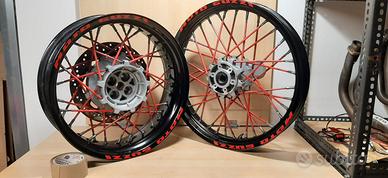 Coppia cerchi raggi guzzi stelvio 1200