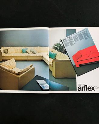 Divano modulare pelle Arflex "Bonte" Cini Boeri 