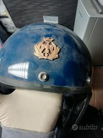 Casco polizia motociclista aeronautica 
